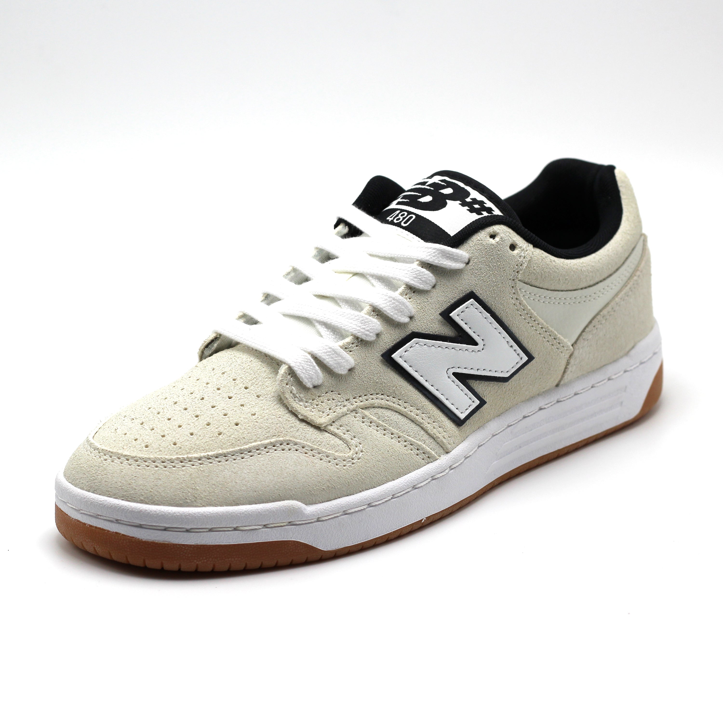New Balance Numeric 480 Cream/White